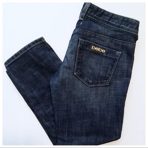 Like New ~ Bebe Cropped Jeans 👖- Size 27